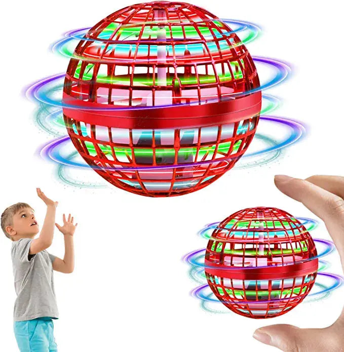 Flying Ball Toys;  Hover Orb;  2022 Magic Controller Mini Drone;  Boomerang Spinner 360 Rotating Spinning UFO Safe for Kids Adults - VINE GLOBAL
