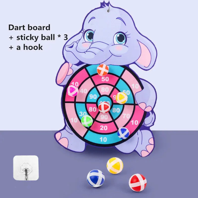 Sticky Target Ball Kids Sticky Ball Dart Target Board; Creative Throw Ball Target Sticky;