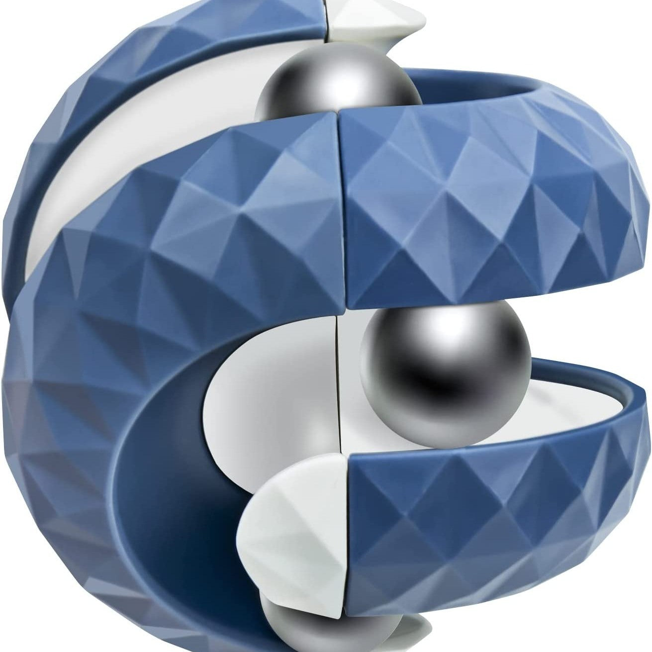 Orbit Ball Toy; Fidget Cube Puzzle Ball Spinning Toy; Track Infinite Flip Change Puzzle Games Novelty Creative Stress Relieve Toys For Kids Children Adults - VINE GLOBAL