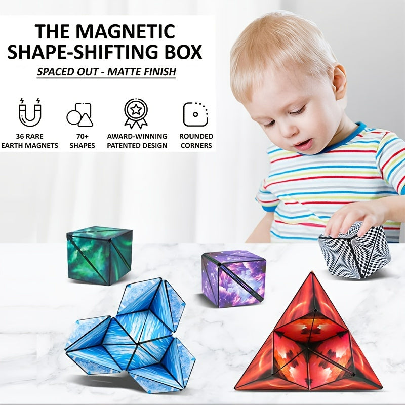 3D Magnetic Deformation Magnetic Solid Geometric Equation Capri Infinity Equation 36pcs High Magnetic Insulation Surface 4 In 1 - VINE GLOBAL