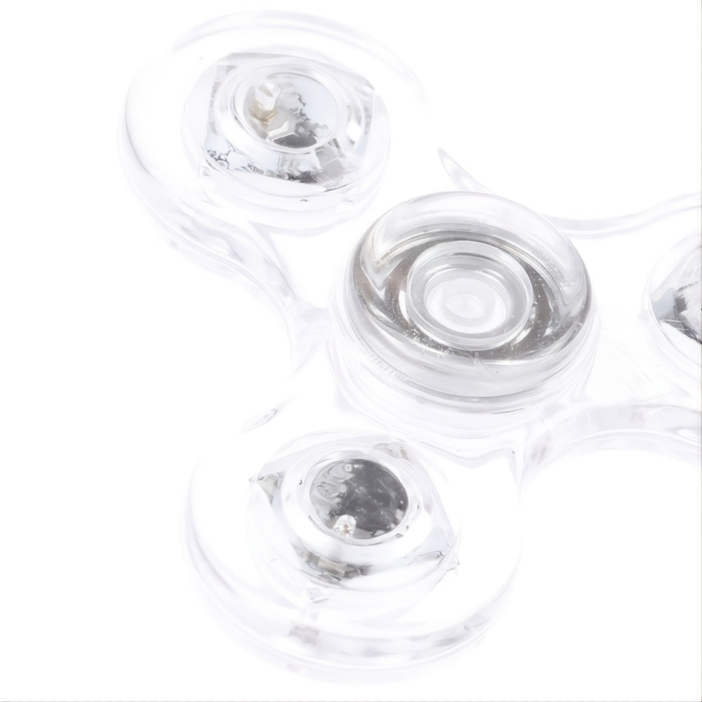 Glowing LED Light Spinner Hand Top Spinner Glow In The Dark; Fingertip Gyroscope Toy - VINE GLOBAL