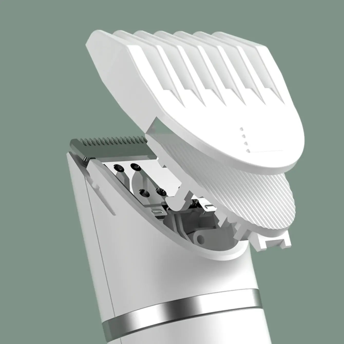 Dog Clipper Dog Grooming Kit With 4 Cutter Head & 4 Guide Combs; Dog Nail Grinder Dog Nail Trimmers - VINE GLOBAL