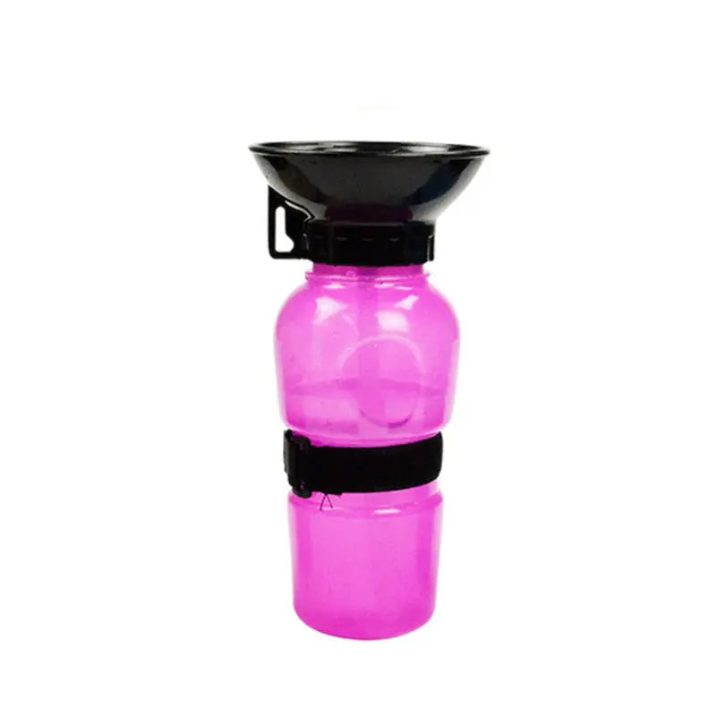 1pc Dog Water Bottle; Plastic Dog & Cat Water Bottle Mug 500ml For Outdoor Travel - VINE GLOBAL
