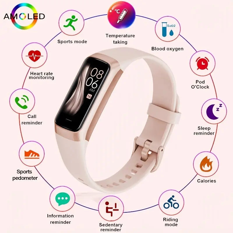 LIGE 2023 New Smart Watch Suitable For Android/IOS Smart Watch Heart Rate Blood Oxygen Blood Pressure Detection IP67 Waterproof Multifunctional Sports Watch - VINE GLOBAL
