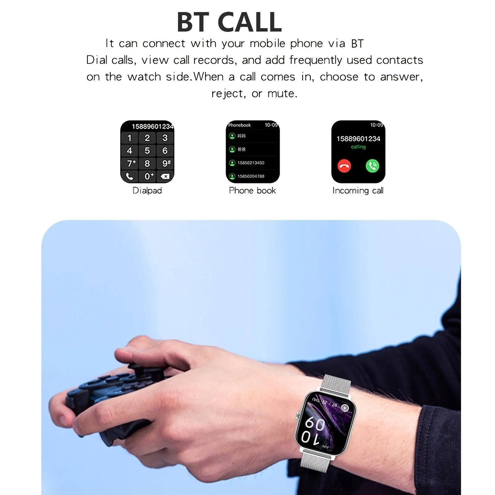 Smart Watch; Heart Rate Blood Pressure Sleep Monitor Smart Watch - VINE GLOBAL