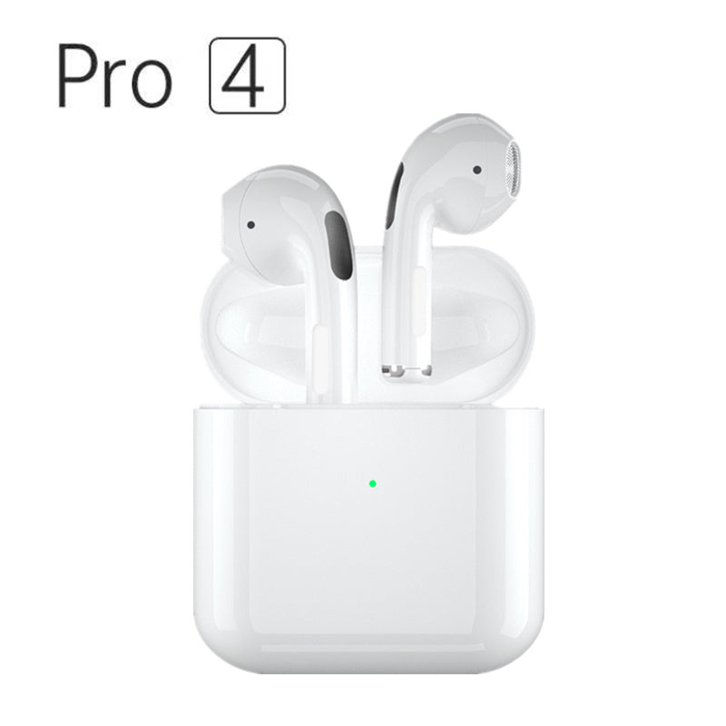 Pro 4 TWS Wireless Headphones Earphone Bluetooth-compatible 5.0 Waterproof Headset with Mic for iPhone Pro4 Earbuds - VINE GLOBAL