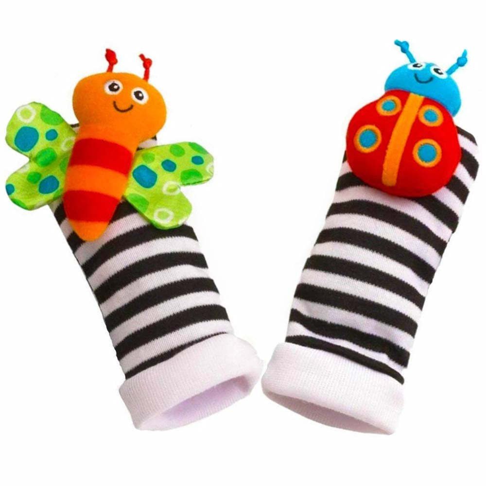 Baby Infant Rattle Socks Toys 3-6 to 12 Months Girl Boy Learning Toy - VINE GLOBAL