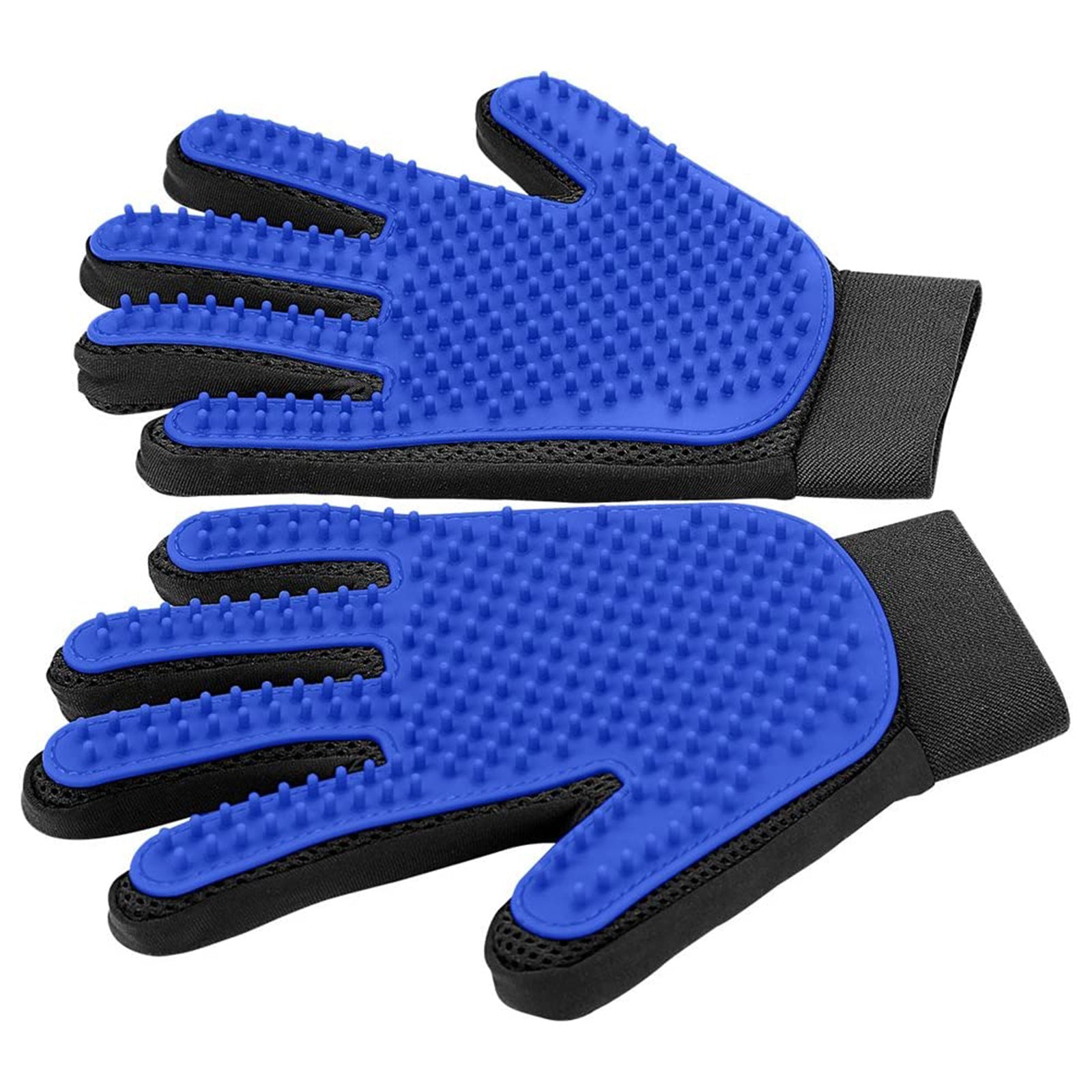 1pair Pet Grooming Glove Gentle Hair Remover Brush - VINE GLOBAL