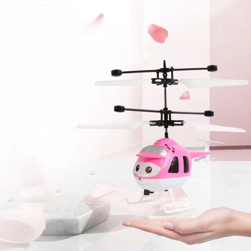 1pc Induction Intelligent Gesture Remote Control Helicopter; Boys Girls Children Suspension Aircraft - VINE GLOBAL