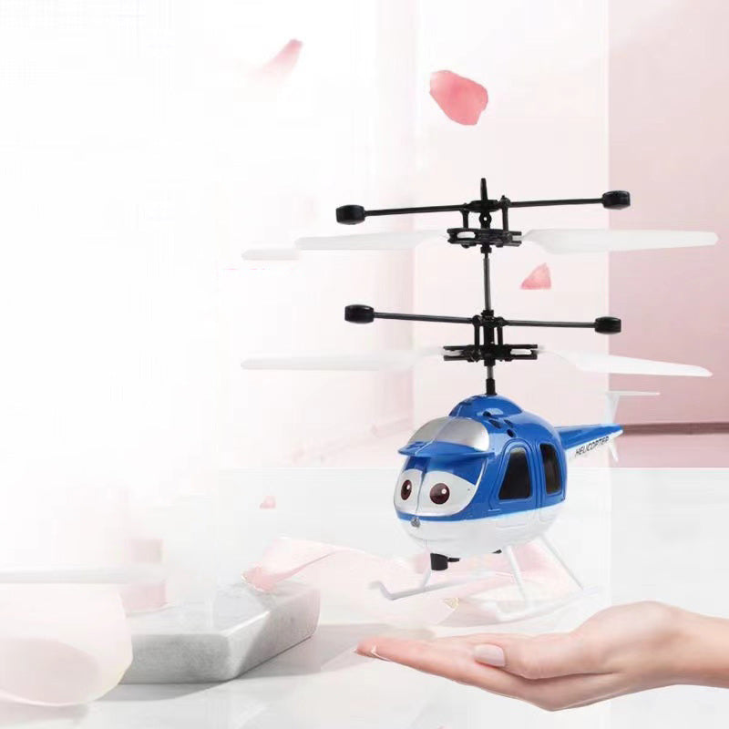 1pc Induction Intelligent Gesture Remote Control Helicopter; Boys Girls Children Suspension Aircraft - VINE GLOBAL