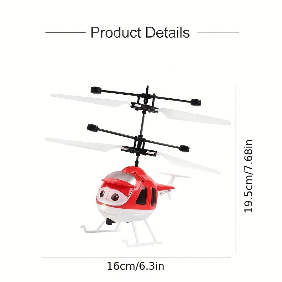 1pc Induction Intelligent Gesture Remote Control Helicopter; Boys Girls Children Suspension Aircraft - VINE GLOBAL
