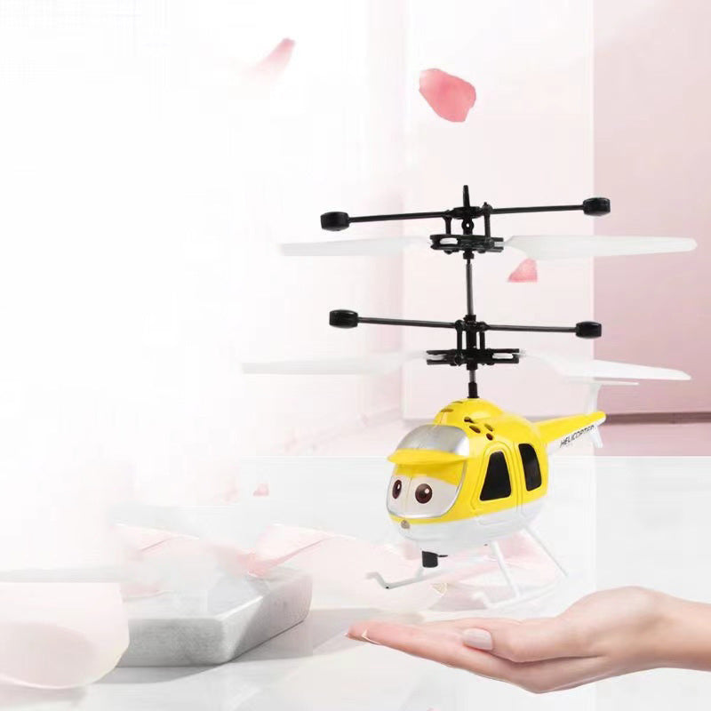 1pc Induction Intelligent Gesture Remote Control Helicopter; Boys Girls Children Suspension Aircraft - VINE GLOBAL