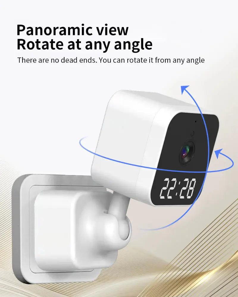 K01 1080p Wall Plug Camera Surveillance Video Voice Recorder IP Cam Indoor Home Security Clock Cameras Random Color Hidden built in 32GB - VINE GLOBAL