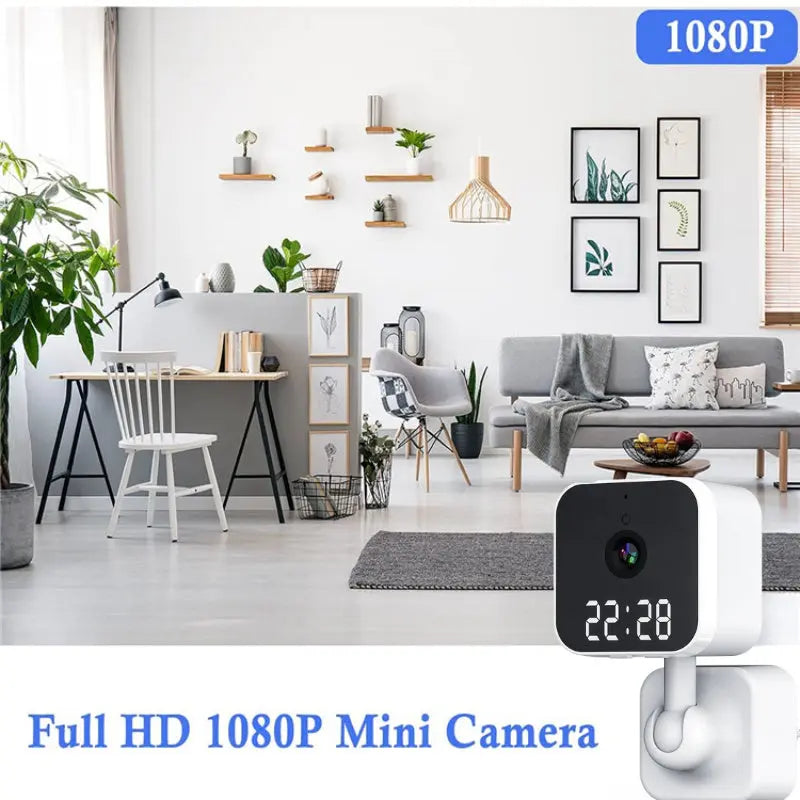 K01 1080p Wall Plug Camera Surveillance Video Voice Recorder IP Cam Indoor Home Security Clock Cameras Random Color Hidden built in 32GB - VINE GLOBAL