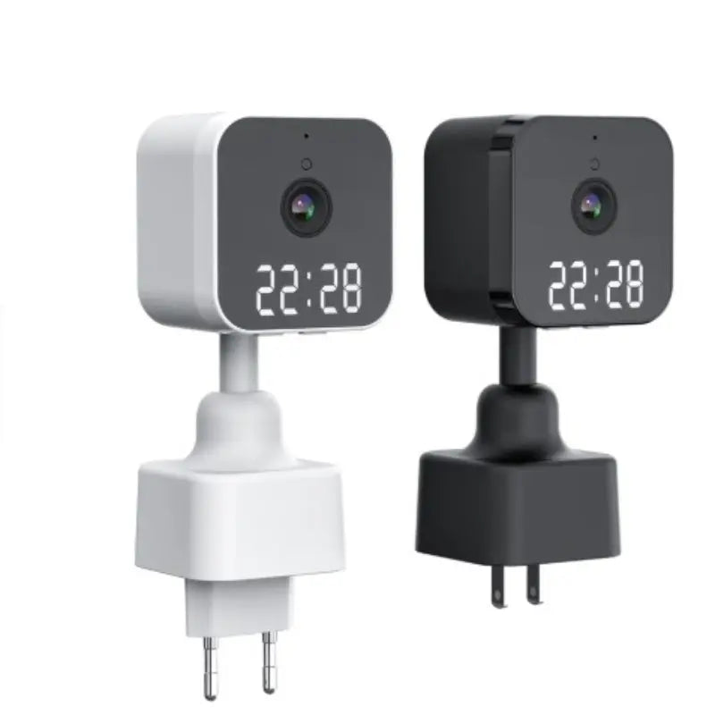 K01 1080p Wall Plug Camera Surveillance Video Voice Recorder IP Cam Indoor Home Security Clock Cameras Random Color Hidden built in 32GB - VINE GLOBAL