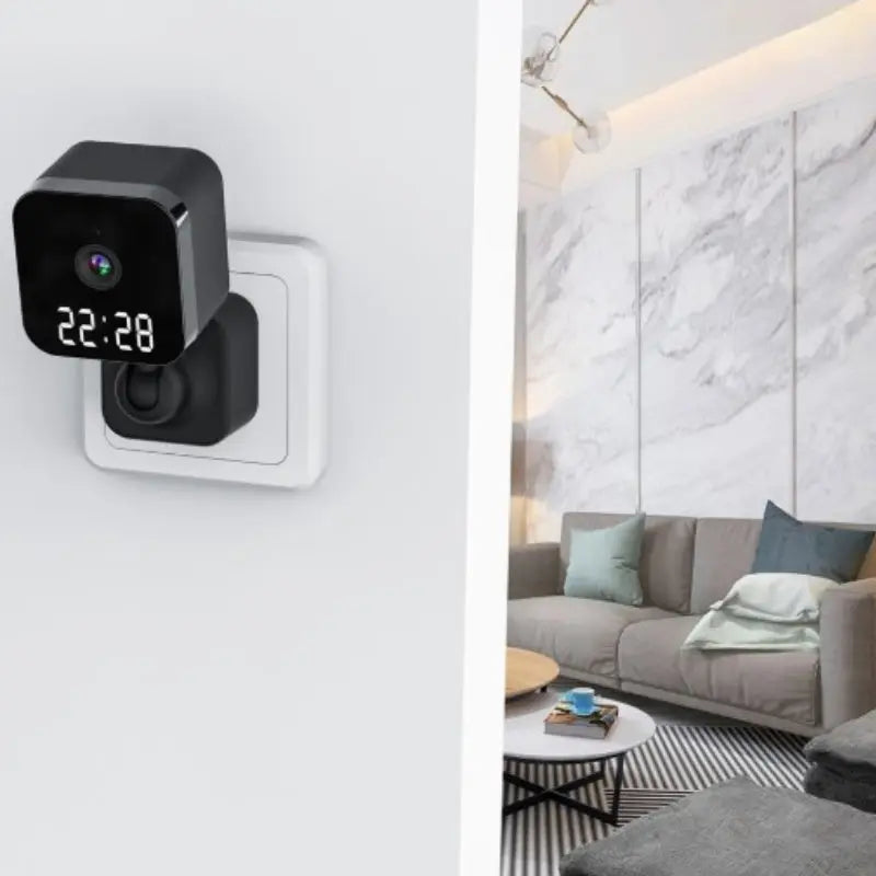 K01 1080p Wall Plug Camera Surveillance Video Voice Recorder IP Cam Indoor Home Security Clock Cameras Random Color Hidden built in 32GB - VINE GLOBAL