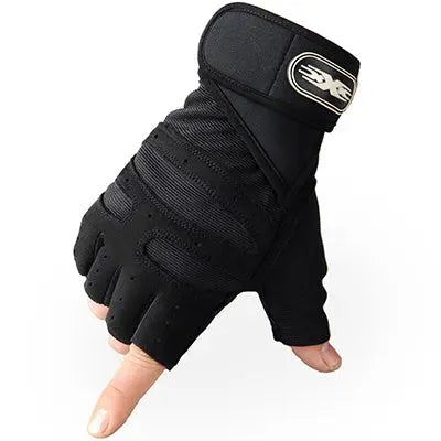 Gloves Weight Exercises Half Finger Lifting Gloves Body Building Training Sport Gym Fitness Gloves for Men Women - VINE GLOBAL