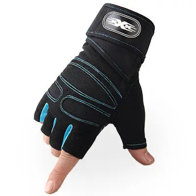 Gloves Weight Exercises Half Finger Lifting Gloves Body Building Training Sport Gym Fitness Gloves for Men Women - VINE GLOBAL