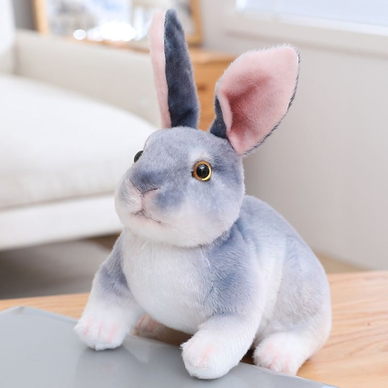 Simulation Rabbit Doll Plush Toy Children's Gift Easter Bunny 7.87inch - VINE GLOBAL