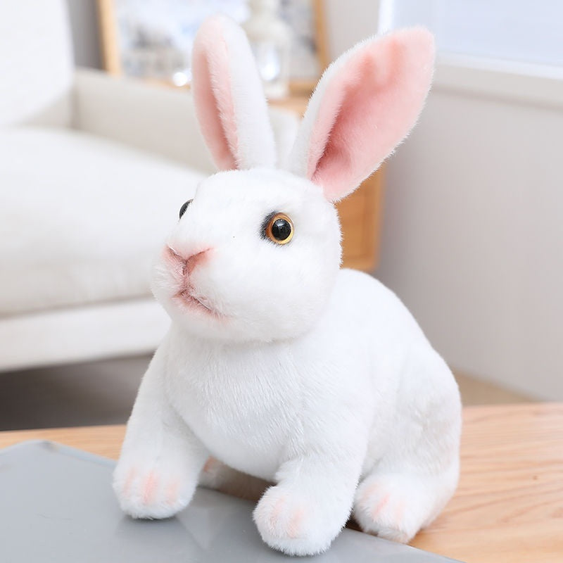 Simulation Rabbit Doll Plush Toy Children's Gift Easter Bunny 7.87inch - VINE GLOBAL