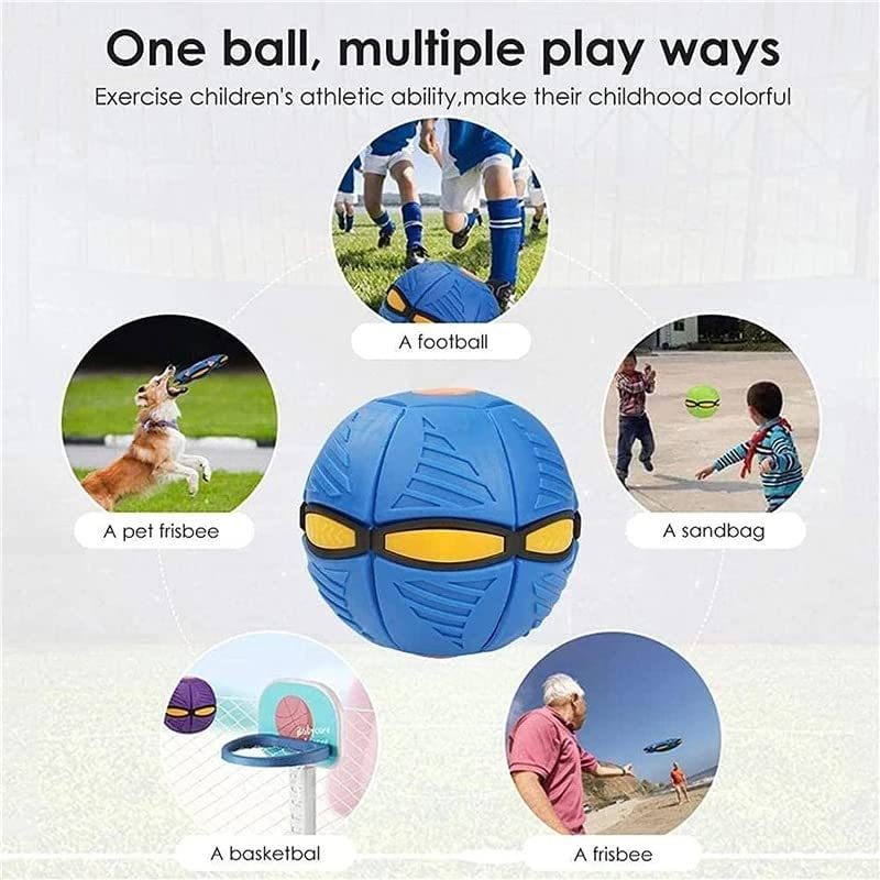 UFO Magic Ball UFO Portable Flying Saucer Toy UFO Outdoor Toy Ball UFO Ball;  UFO Magic Ball Boys and Girls Outdoor Sports Kids Gift (have Light Model) - VINE GLOBAL