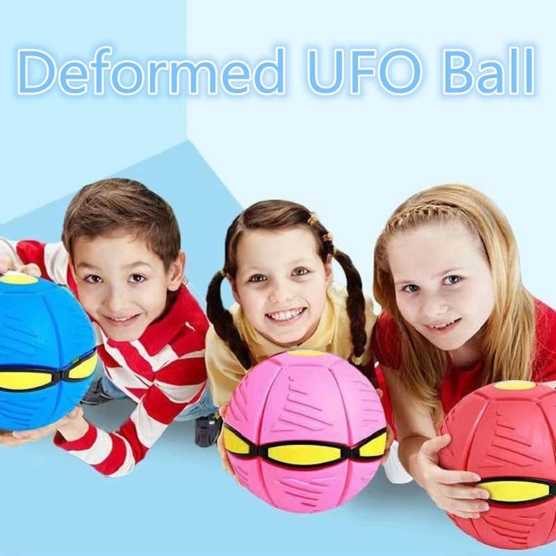 UFO Magic Ball UFO Portable Flying Saucer Toy UFO Outdoor Toy Ball UFO Ball;  UFO Magic Ball Boys and Girls Outdoor Sports Kids Gift (have Light Model) - VINE GLOBAL