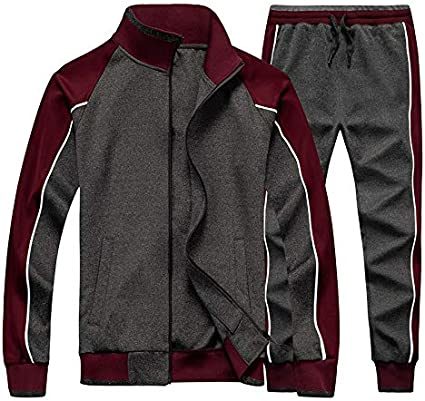 Women's 2 Pieces Tracksuits Casual Running Jogging Athletic Casual Outfits Full Zip Suit Gym Sports Sweatsuits - VINE GLOBAL