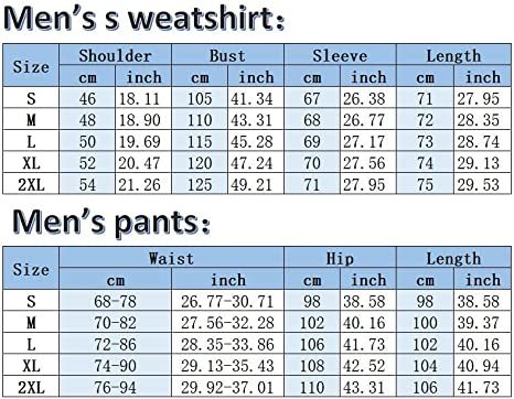 Mens 2 Piece Tracksuit Zipper Cardigan Hoodie Pants Sport Suit Running Jogging Athletic Casual Tracksuit Set - VINE GLOBAL