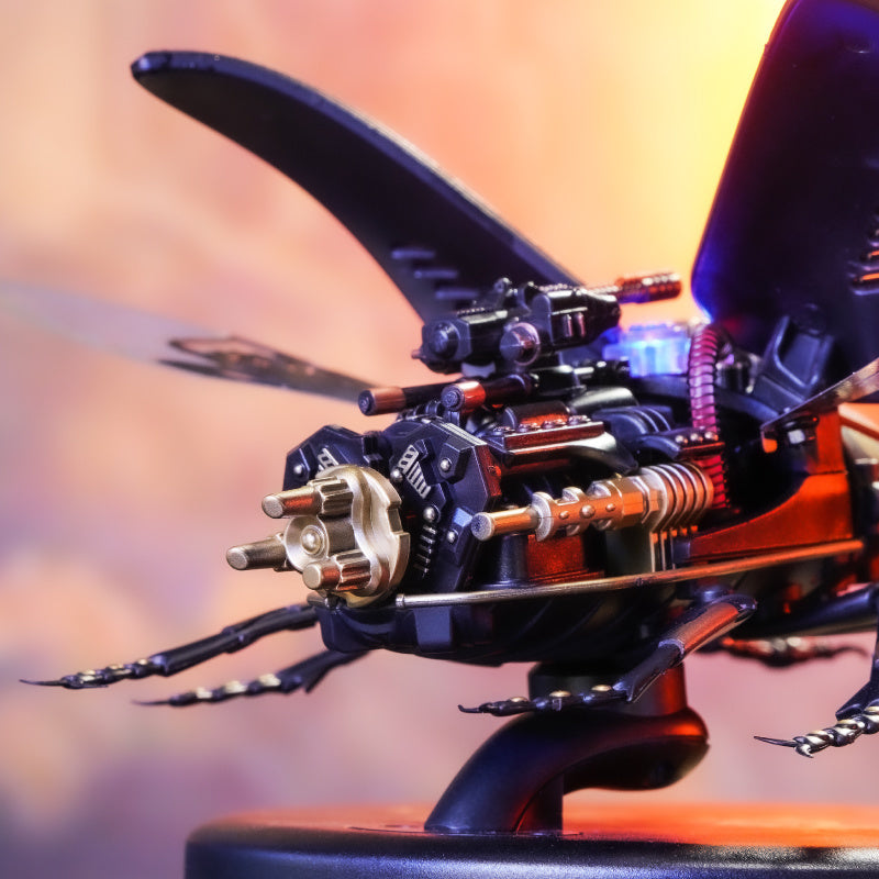 Robotime Rokr The Storm Beetle DIY Moveable Mechanic Organism 3D Puzzle Series Steampunk Design Funny Toys for Kids Child - VINE GLOBAL