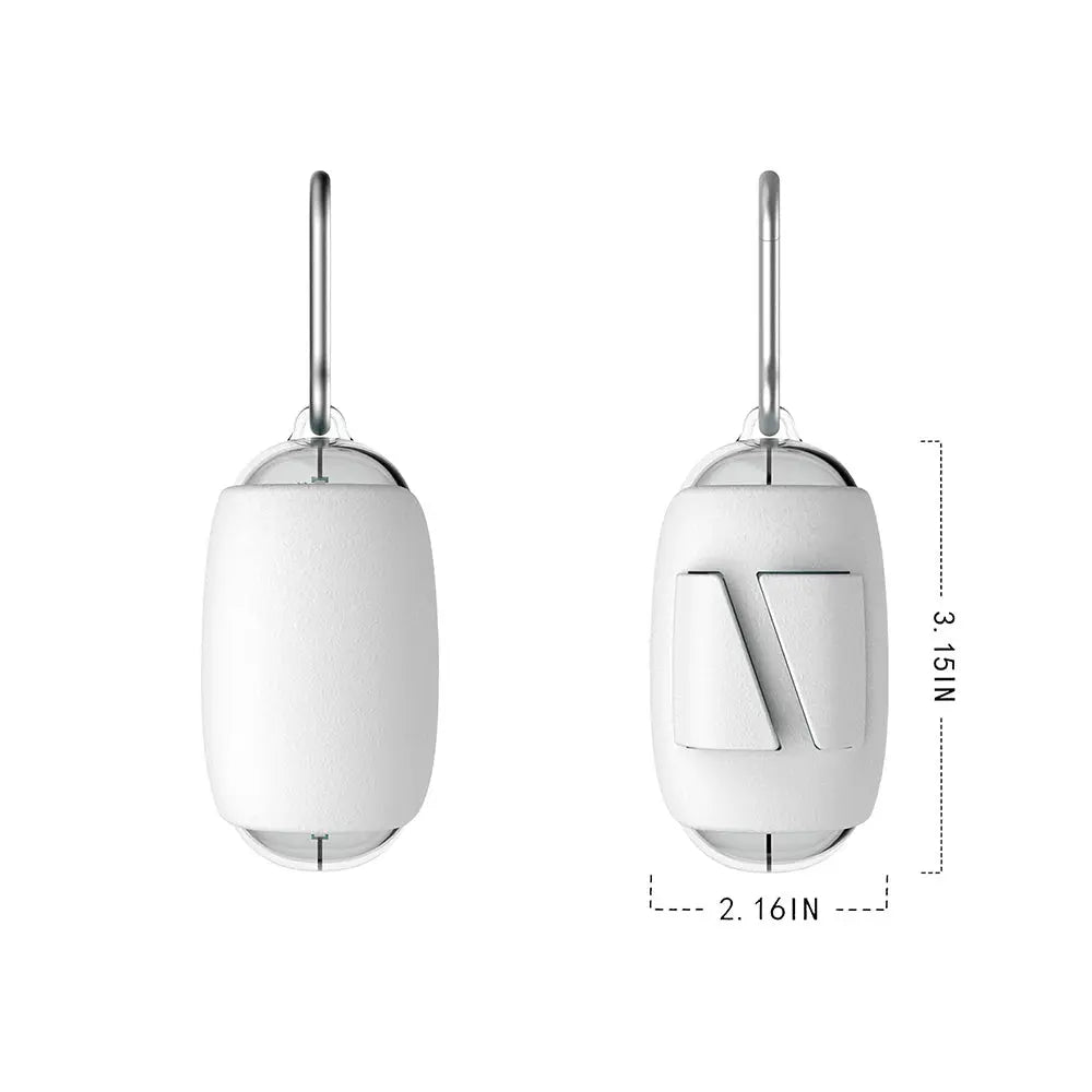 Dog Poop Bag Holder And Dispenser With Leash Attachment Pet Supplies Space Capsule Outdoor Biodegradable Dog Poop Bags Dispenser Attachable To The Leash Dog Accessories - VINE GLOBAL