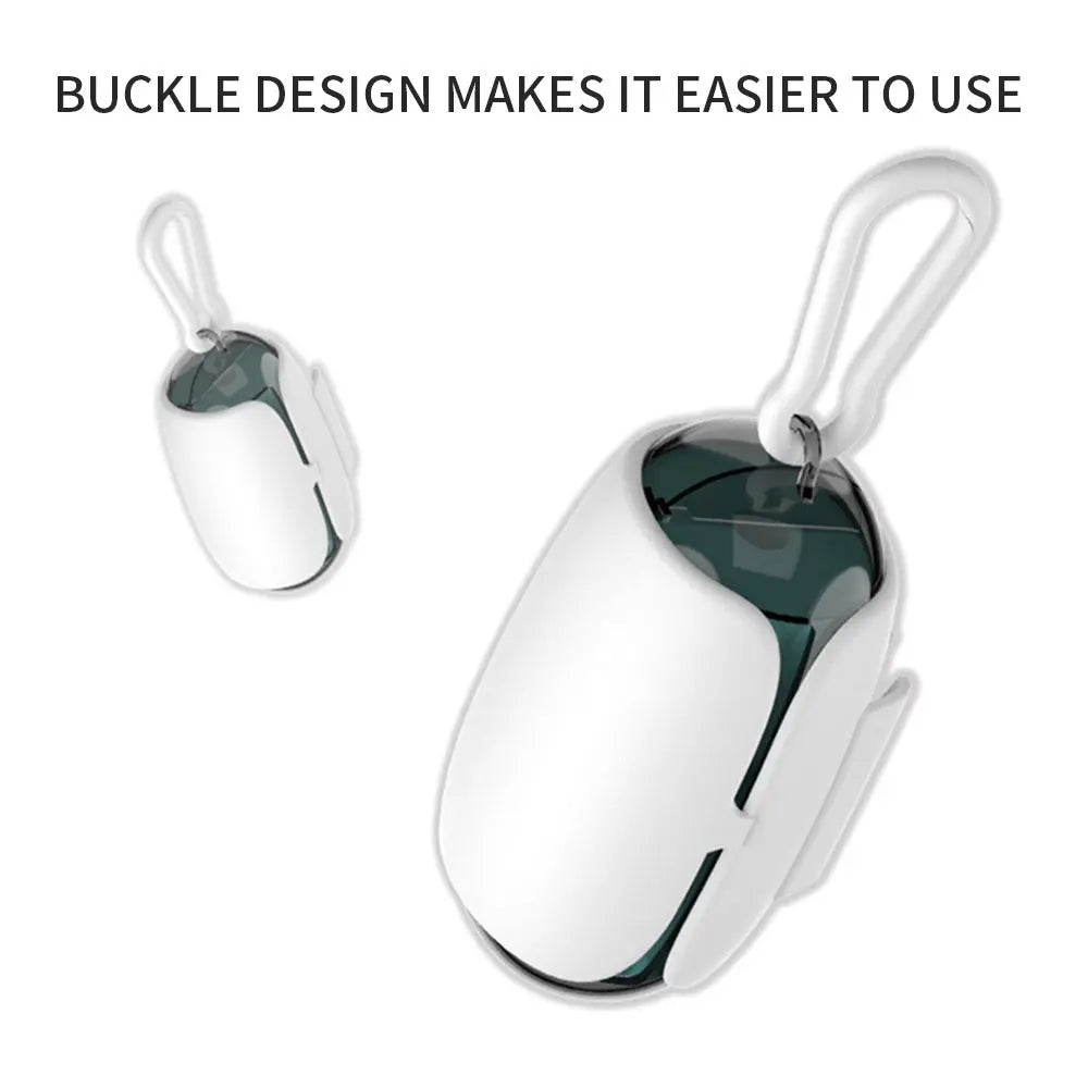 Dog Poop Bag Holder And Dispenser With Leash Attachment Pet Supplies Space Capsule Outdoor Biodegradable Dog Poop Bags Dispenser Attachable To The Leash Dog Accessories - VINE GLOBAL