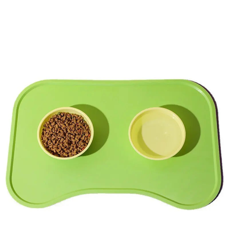 Silicone Waterproof Pet Feeding Mat for Dog & Cat Bowls. - VINE GLOBAL