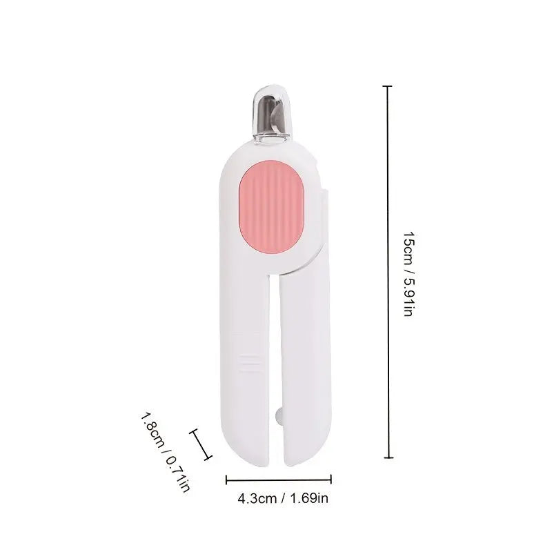 Dog And Cat Nail Clippers, Pet Nail Trimmers With LED Light, And Circular Cut-hole Cat Paw Cutter Dogs Nail Cutter Avoid Excessive Cutting - VINE GLOBAL