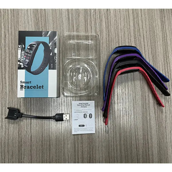 C1 plus smart bracelet e-commerce cross-border foreign trade explosions blood pressure heart rate multi-function step counting bluetooth gifts - VINE GLOBAL