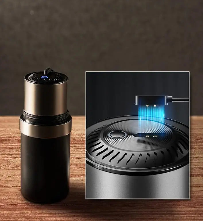 grinding + coffee all-in-one texture classic extraction coffee 25 cups car coffee grinding bean bin capacity 20g 5600mAh cup volume 230ml-280ml non-segment fine tuning - VINE GLOBAL