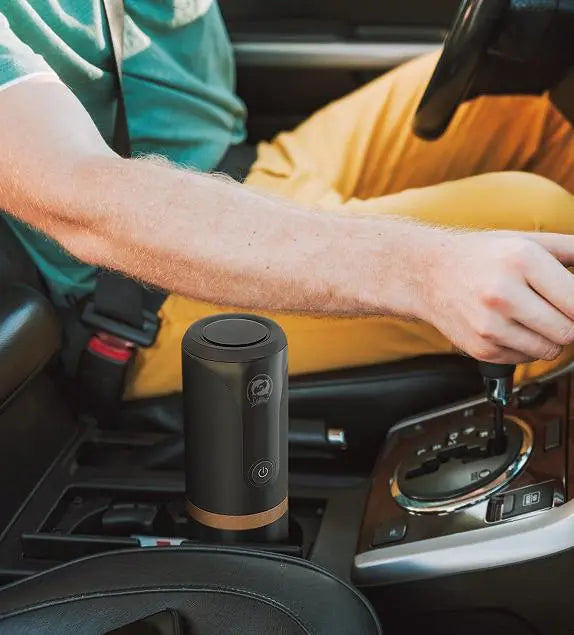 grinding + coffee all-in-one texture classic extraction coffee 25 cups car coffee grinding bean bin capacity 20g 5600mAh cup volume 230ml-280ml non-segment fine tuning - VINE GLOBAL
