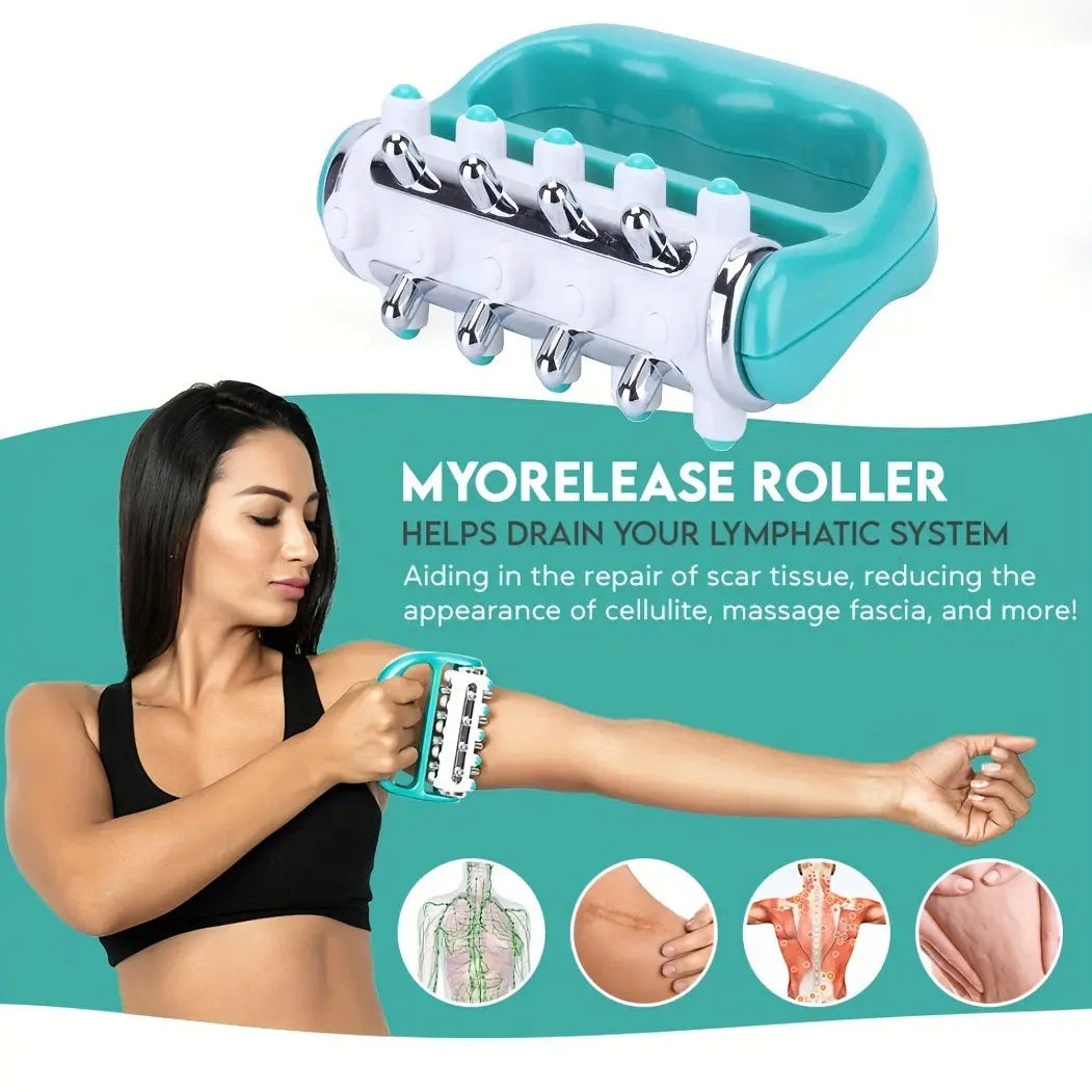 Cellulite Massager Fascia Release And Muscle Massage Roller Mini Trigger Point Deep Tissue Myofascial Release Tool Body Massager For Men And Women - VINE GLOBAL