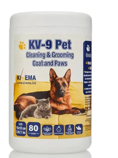 Pet and dog Grooming Cleaning Wipes - VINE GLOBAL