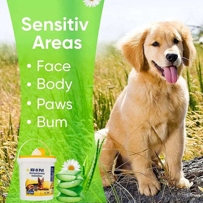 Pet and dog Grooming Cleaning Wipes - VINE GLOBAL