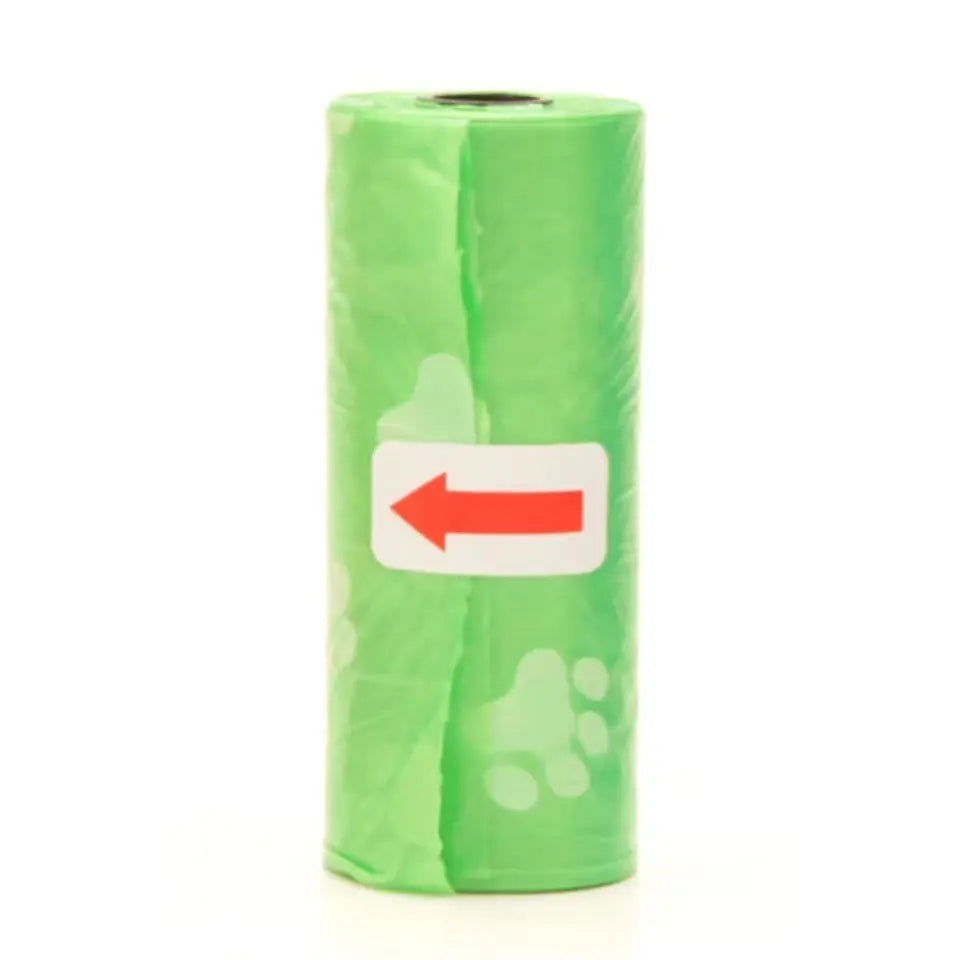 15Pcs/Roll Dog Cat Poop Bag Degradable Pet Garbage Bag Suitable for All Pets Outdoor Home Cleaning Bag For Pet Home Clean - VINE GLOBAL