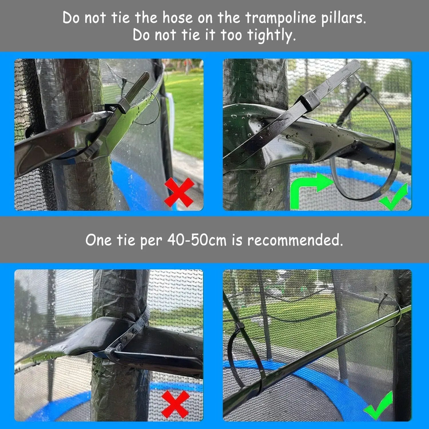 Kids Trampoline Sprinkler Outdoor Water Park Sprinkler for Kids Outdoor Water Game Toys - VINE GLOBAL