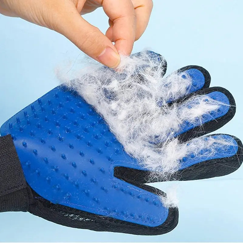 Cat Grooming Glove For Cats Wool Glove Pet Hair Deshedding Brush Comb Glove For Pet Dog Cleaning Massage Glove For Animal Sale - VINE GLOBAL