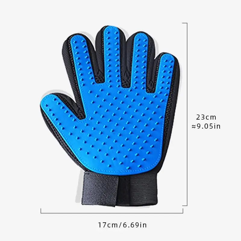 Cat Grooming Glove For Cats Wool Glove Pet Hair Deshedding Brush Comb Glove For Pet Dog Cleaning Massage Glove For Animal Sale - VINE GLOBAL