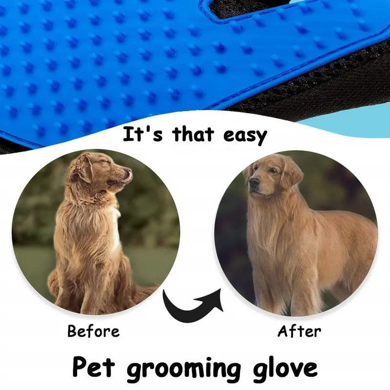 Cat Grooming Glove For Cats Wool Glove Pet Hair Deshedding Brush Comb Glove For Pet Dog Cleaning Massage Glove For Animal Sale - VINE GLOBAL
