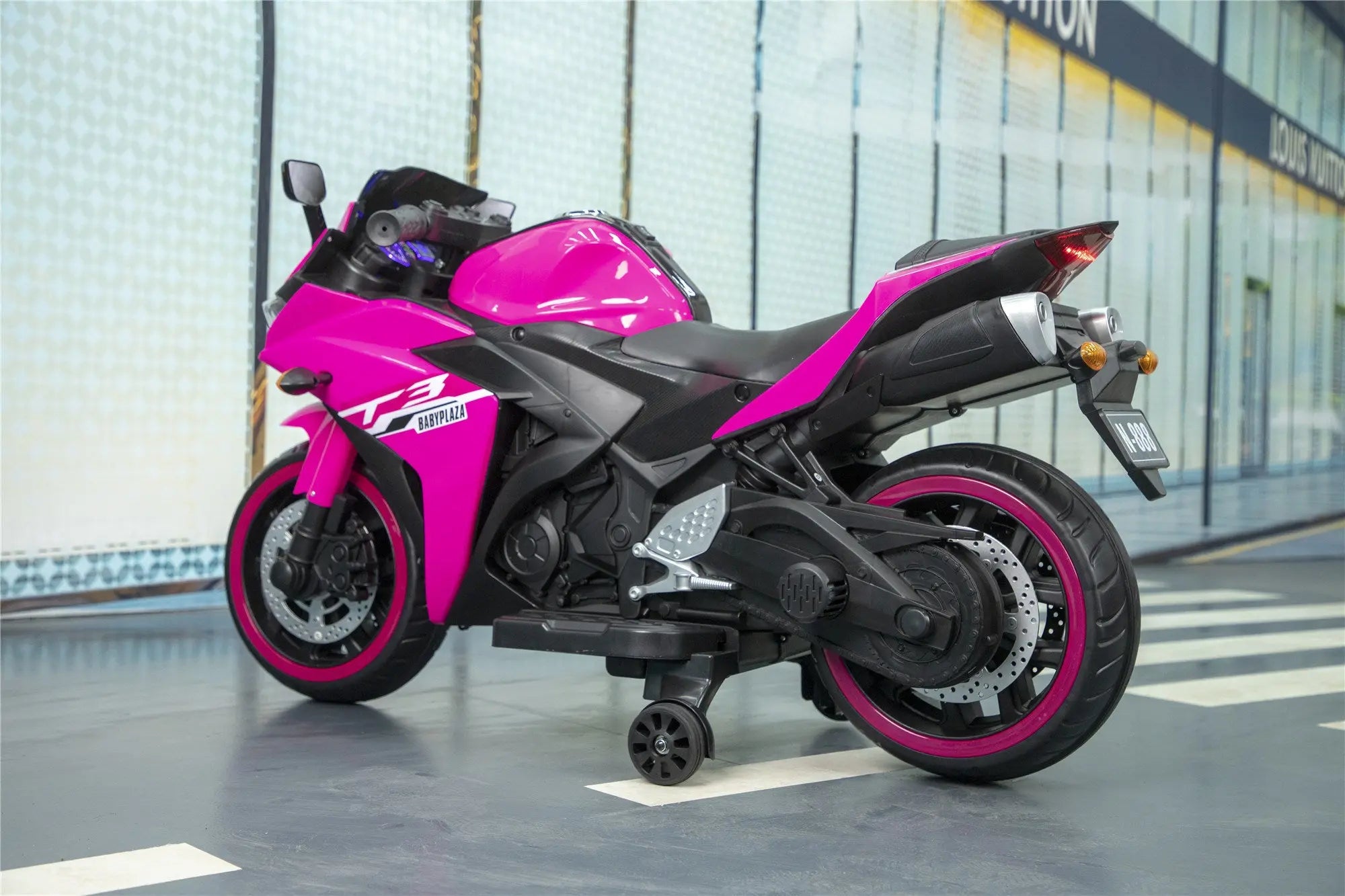 kids motorcycle,Tamco 12V motorcycle for kids 3 4 5 6 years Boys Girls 12v7ah kids motorcycle ride on toy with Training Wheels/manual throttle/ drive by hand /Lightting wheels - VINE GLOBAL