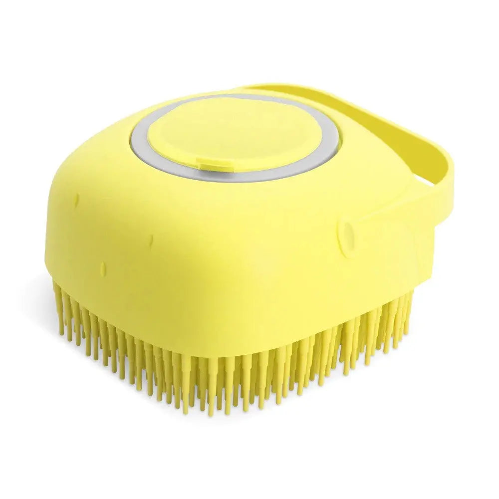 Pet Dog Shampoo Massager Brush Cat Massage Comb Grooming Scrubber Shower Brush For Bathing Short Hair Soft Silicone Brushes - VINE GLOBAL