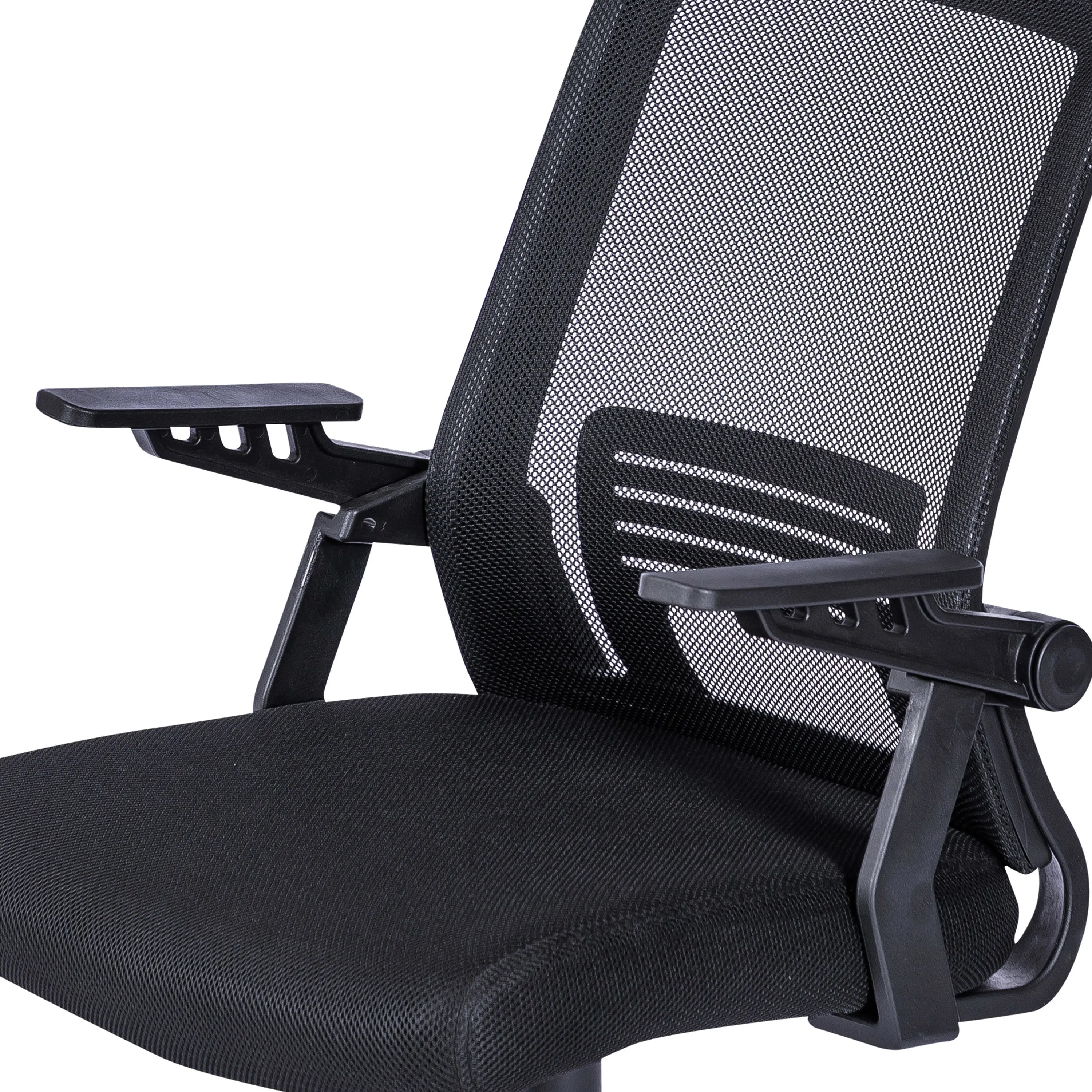 Techni Mobili Ergonomic Office Mesh Chair, Black - VINE GLOBAL