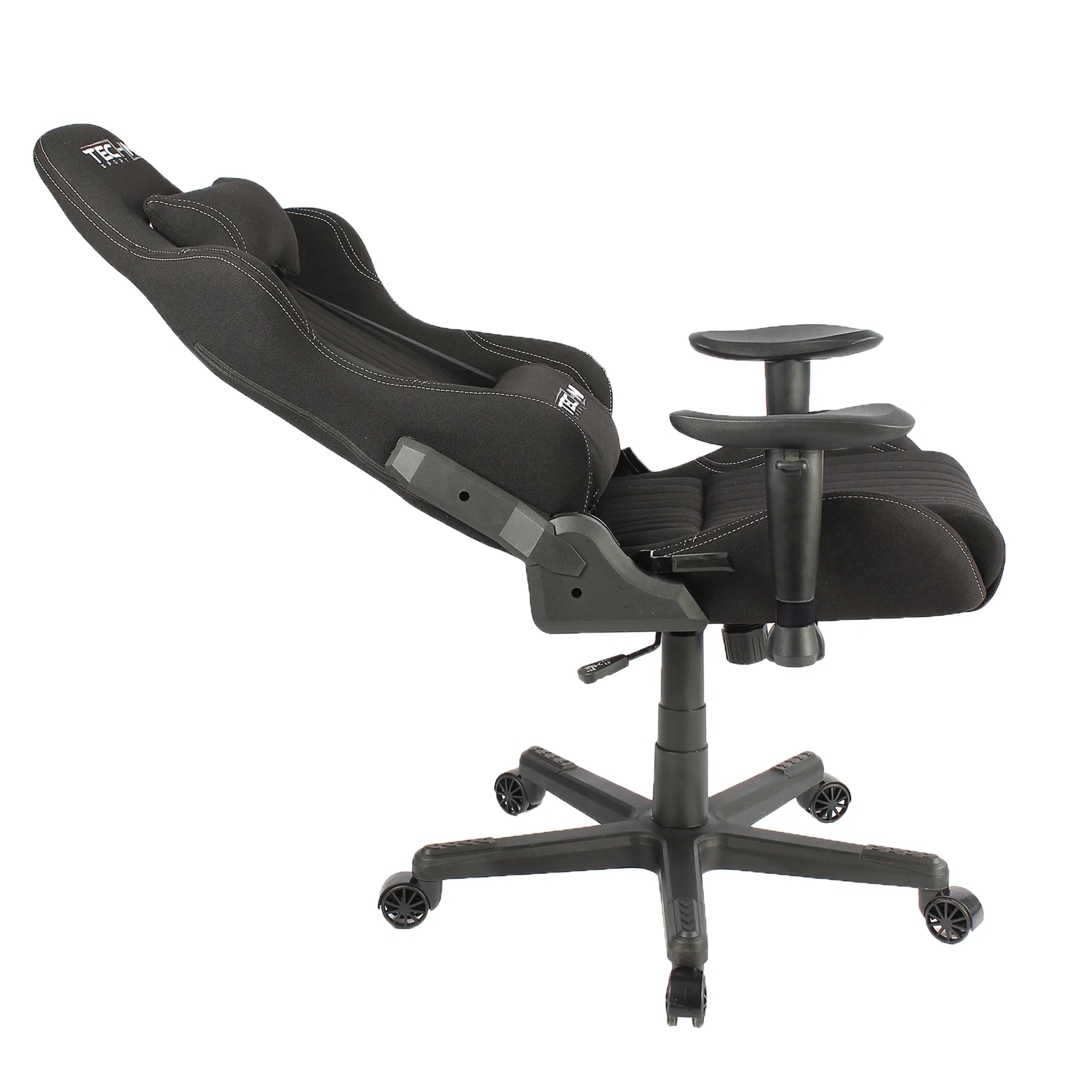 Techni Sport TS-F44 Fabric Ergonomic High Back Racer Style PC Gaming Chair, Black - VINE GLOBAL