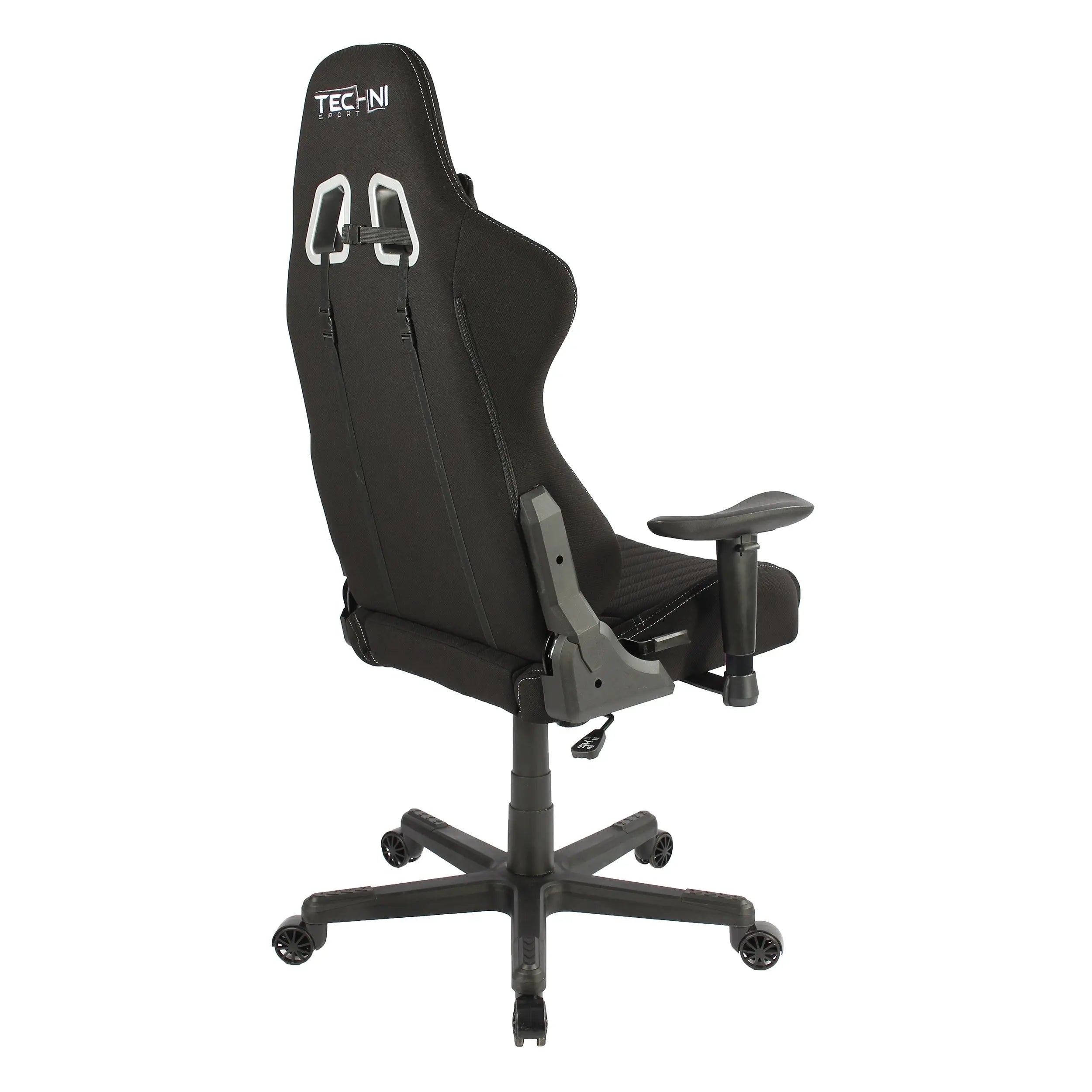 Techni Sport TS-F44 Fabric Ergonomic High Back Racer Style PC Gaming Chair, Black - VINE GLOBAL