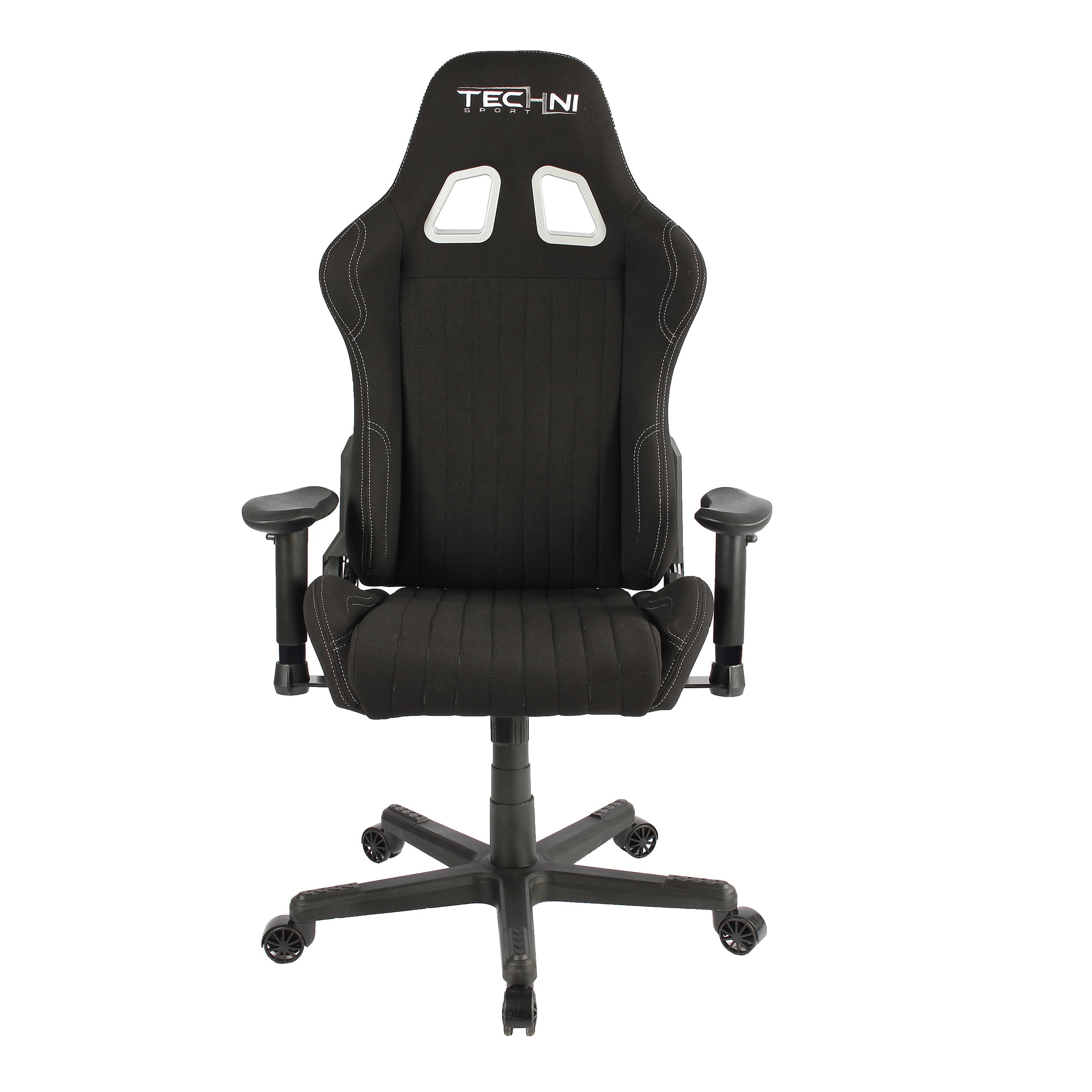 Techni Sport TS-F44 Fabric Ergonomic High Back Racer Style PC Gaming Chair, Black - VINE GLOBAL